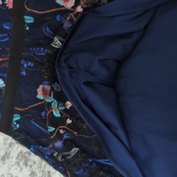 Floral dress with sheer sleeves | size M - Picture 4 of 7